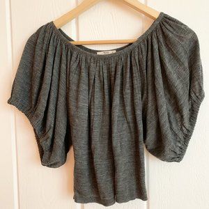 Prada Wool Short Sleeve Top XS